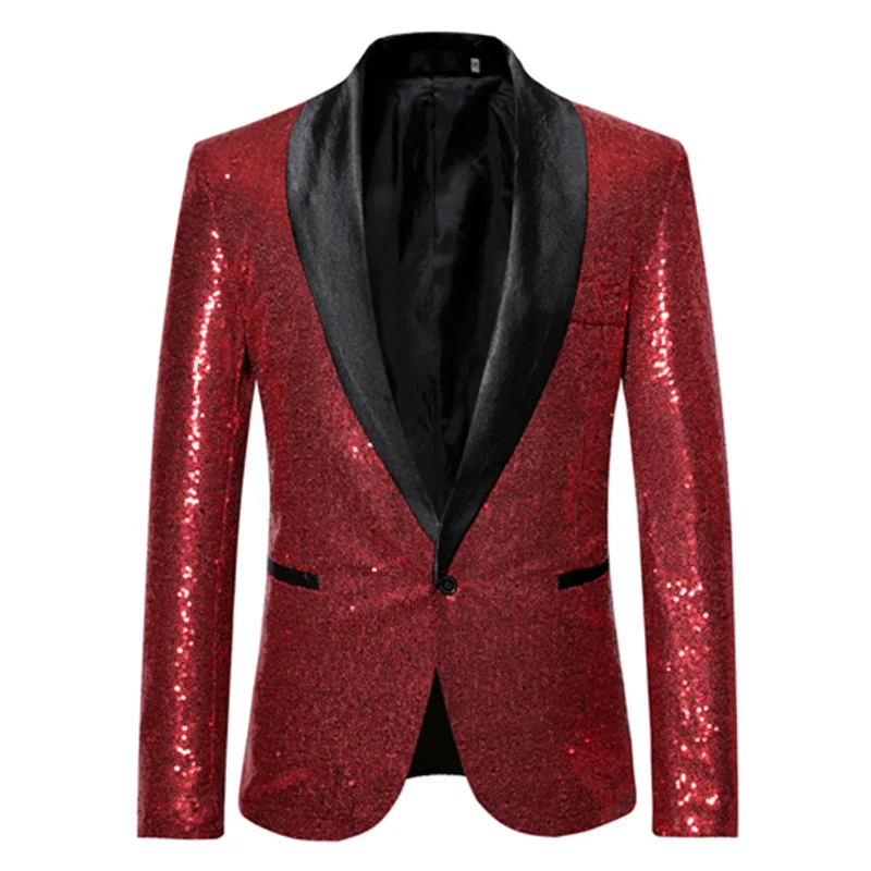 Red 1 Pieces Men's Sequin Jacket Shawl lapel Suits Blazer Regular size Prom Nightclub Jacket ,Red ,Champagne,Black,Royal Blue+
Red 1 Pieces Men's Sequin Jacket Shawl lapel Suits Blazer Regular size Prom Nightclub Jacket ,Red ,Champagne,Black,Royal Blue+