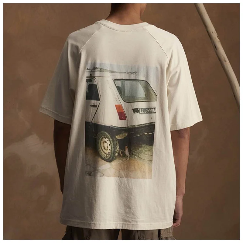 Футболка мужская и женская с принтом автомобиля, свободная, с коротким рукавом
Футболка мужская и женская с принтом автомобиля, свободная, с коротким рукавом