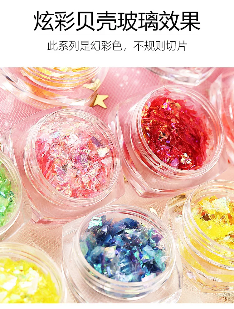 Manicure sticker Candy shell paper shell paper Nail Sticker Decal Japanese and Korean candy style bling nails
Manicure sticker Candy shell paper shell paper Nail Sticker Decal Japanese and Korean candy style bling nails