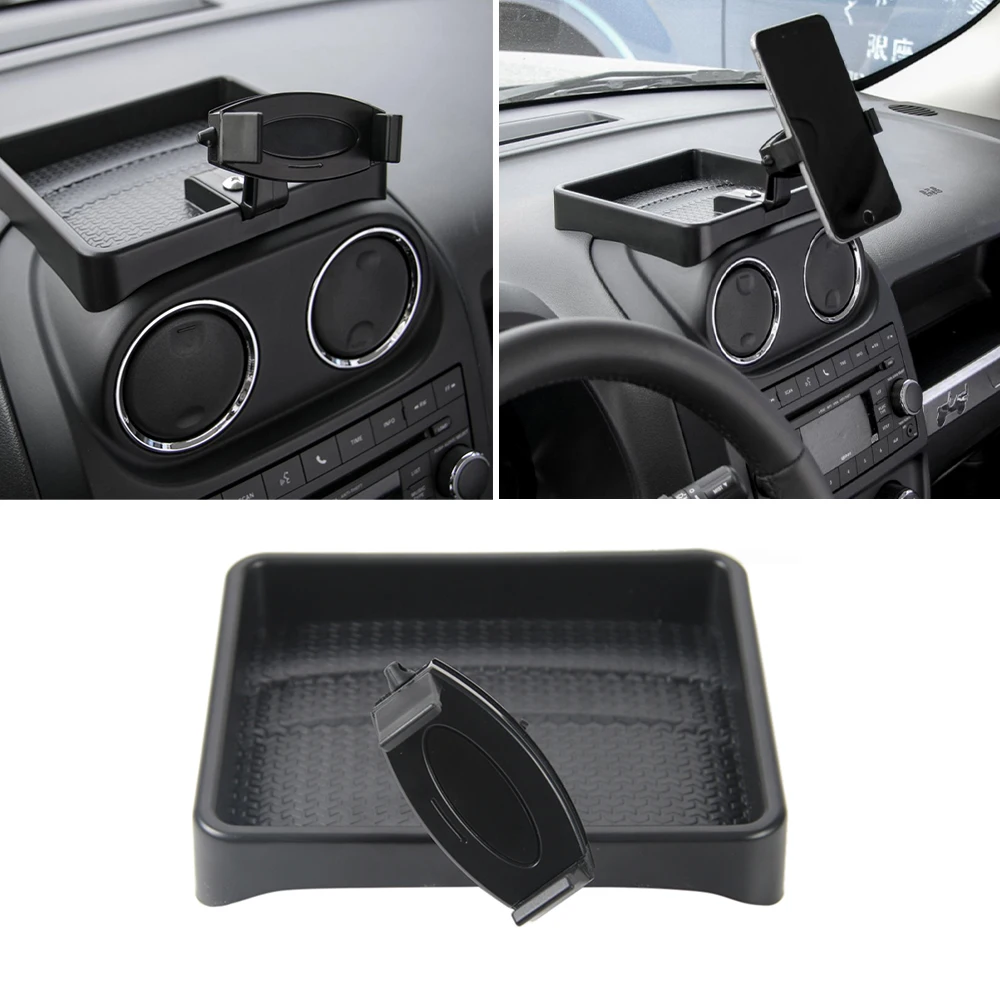 Phone Holder GPS Mount Bracket Console Stroage Box for Jeep Compass 2010 2011 2012 2013 Patriot 2011-2016 Car Accessories Black
Phone Holder GPS Mount Bracket Console Stroage Box for Jeep Compass 2010 2011 2012 2013 Patriot 2011-2016 Car Accessories Black