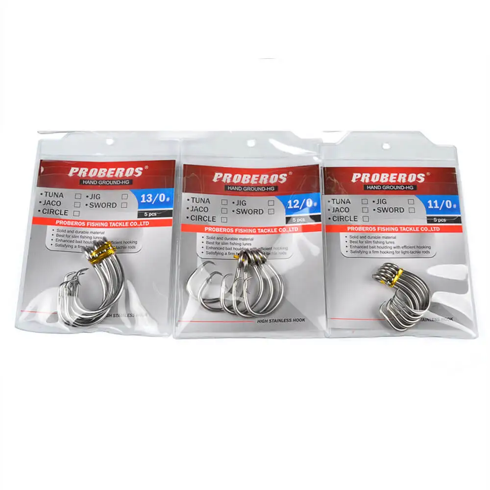 5pcs High Carbo Steel Barbed Jig Fishing Hook Tunas Shark Saltwater Fishing Hooks 11/0 12/0 13/0 Corrosion Resistant Sea Boat
5pcs High Carbo Steel Barbed Jig Fishing Hook Tunas Shark Saltwater Fishing Hooks 11/0 12/0 13/0 Corrosion Resistant Sea Boat
