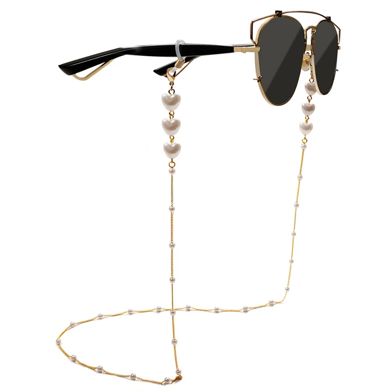 2022 New Heart Pearl Glasses Chain Women Temperament Sunglasses Holder Lanyard Mask Hanging Rope Decoration Necklace
2022 New Heart Pearl Glasses Chain Women Temperament Sunglasses Holder Lanyard Mask Hanging Rope Decoration Necklace