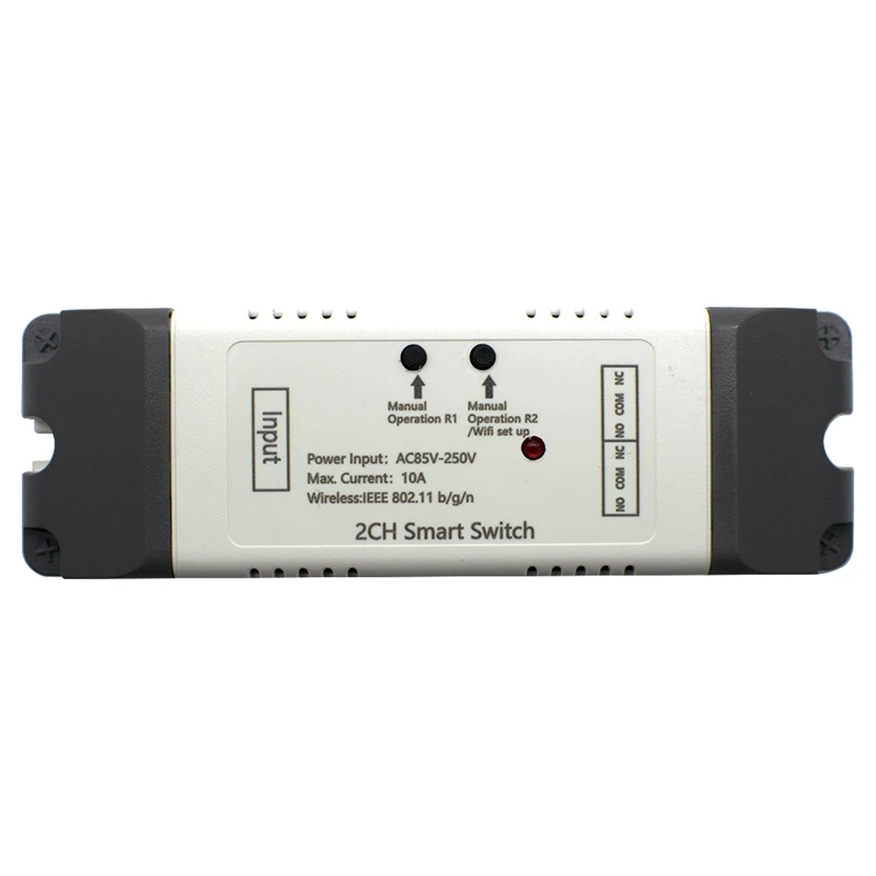 Smart WiFi Remote Control Wireless Switch Module Inter Lock Wifi Switch Timer for Ewelink Garage Gate Opener 85-250V
Smart WiFi Remote Control Wireless Switch Module Inter Lock Wifi Switch Timer for Ewelink Garage Gate Opener 85-250V