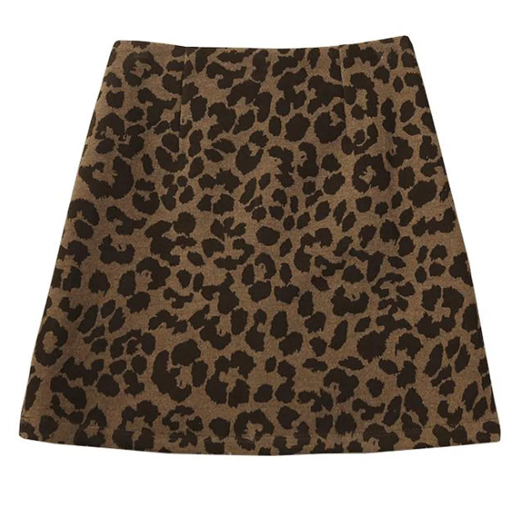 Leopard Print High Waist Skirts Zipper Jupe Short Skirt Women Street Wear Korean Harajuku Woolen Skirt Punk Rock Sexy Mini Skirt
Leopard Print High Waist Skirts Zipper Jupe Short Skirt Women Street Wear Korean Harajuku Woolen Skirt Punk Rock Sexy Mini Skirt