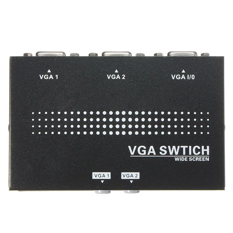 2 In 1 Out VGA VGA 2 PORTE a monitor two sources MANUAL SWITCH SPLITTER
2 In 1 Out VGA VGA 2 PORTE a monitor two sources MANUAL SWITCH SPLITTER