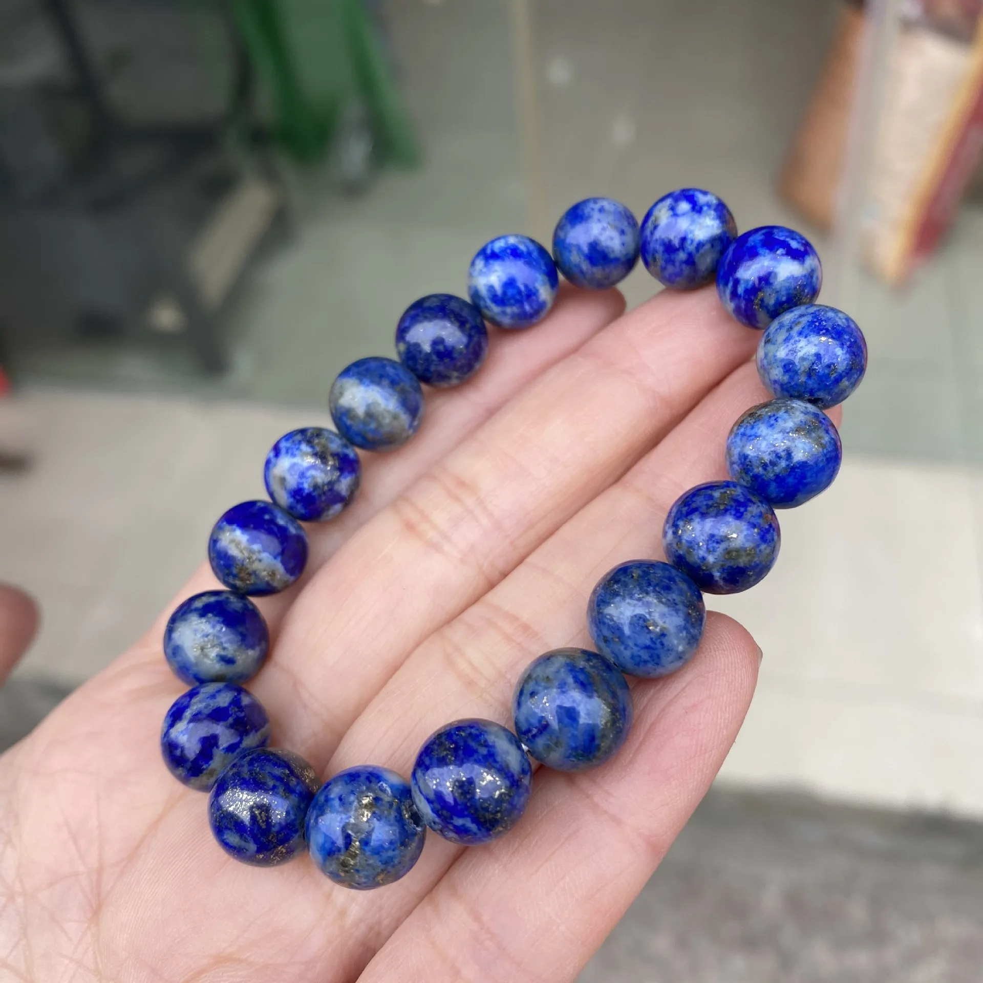 Natural lapis lazuli bracelet round beads blue lapis lazuli beads bracelet wholesale 1pc
Natural lapis lazuli bracelet round beads blue lapis lazuli beads bracelet wholesale 1pc