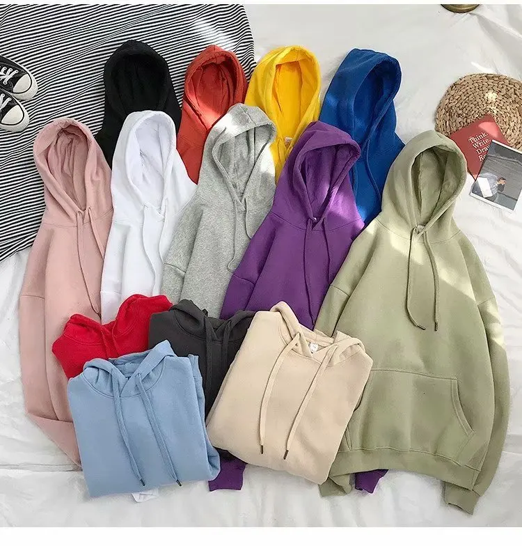 Cotton 13 Colors Warm Oversized Sweatshirts Women's Solid Hooded Female 2020 Thicken Hoodies Lady Autumn Fashion Tops
Cotton 13 Colors Warm Oversized Sweatshirts Women's Solid Hooded Female 2020 Thicken Hoodies Lady Autumn Fashion Tops