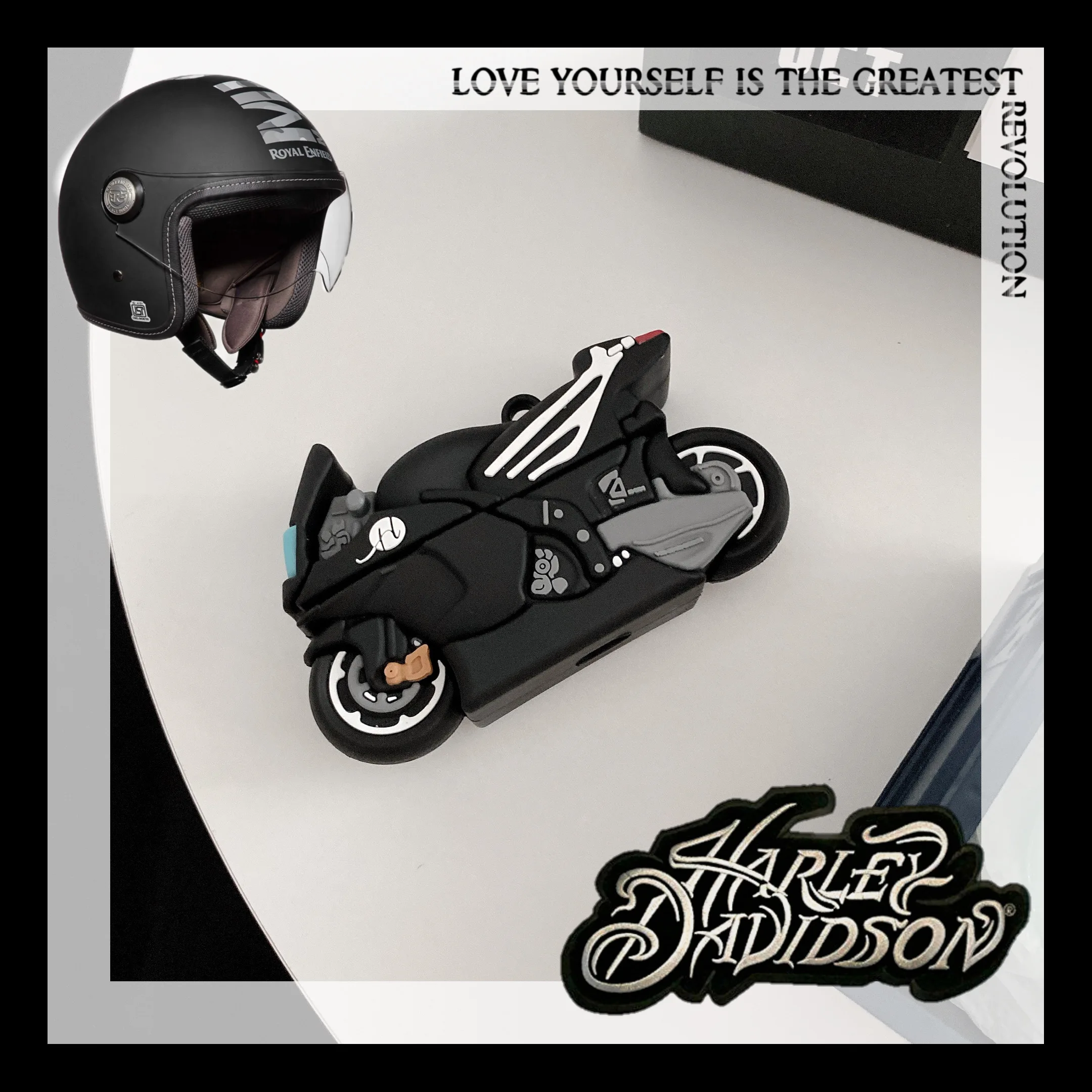 3D Cute Motorbike For Apple AirPods 1 2 3 Pro Charging Soft silicon Cover Wireless Bluetooth Earphone Case
3D Cute Motorbike For Apple AirPods 1 2 3 Pro Charging Soft silicon Cover Wireless Bluetooth Earphone Case