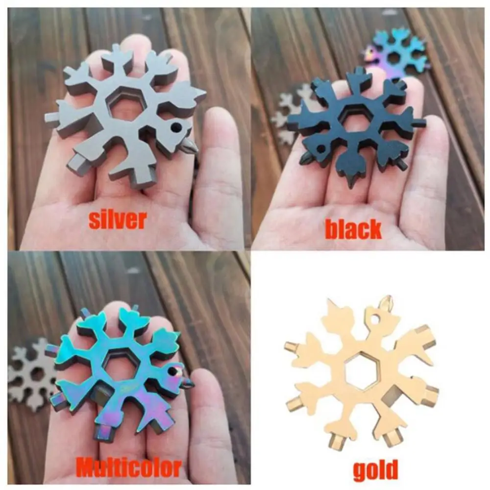18 In 1 Snowflake Snow Wrench Tool Spanner Hex Wrench Multifunction Camping Outdoor Survival Tool Bottle Opener Screwdriver Tool
18 In 1 Snowflake Snow Wrench Tool Spanner Hex Wrench Multifunction Camping Outdoor Survival Tool Bottle Opener Screwdriver Tool