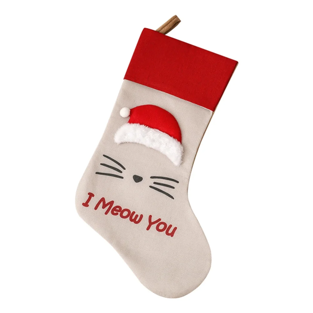 1pc Christmas Stockings Holiday Gift Holders Xmas Tree Hanging Ornaments Christmas Santa Sock Children Party Candy Bag
1pc Christmas Stockings Holiday Gift Holders Xmas Tree Hanging Ornaments Christmas Santa Sock Children Party Candy Bag