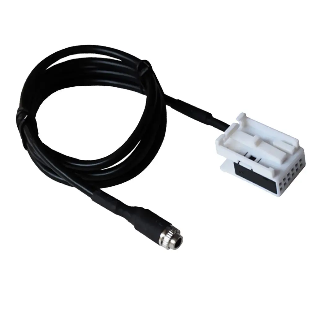 Черный кабель 3,5 мм разъем AUX аудио адаптер для Golf Skoda 
Черный кабель 3,5 мм разъем AUX аудио адаптер для Golf Skoda