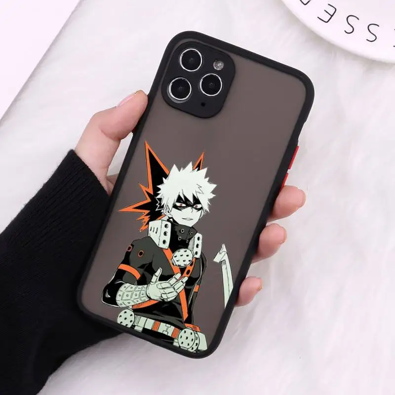 Anime My Hero Academia bakugou Boku Phone Cases matte transparent For black iPhone 7 8 x xs xr 11 12 pro plus max mini
Anime My Hero Academia bakugou Boku Phone Cases matte transparent For black iPhone 7 8 x xs xr 11 12 pro plus max mini