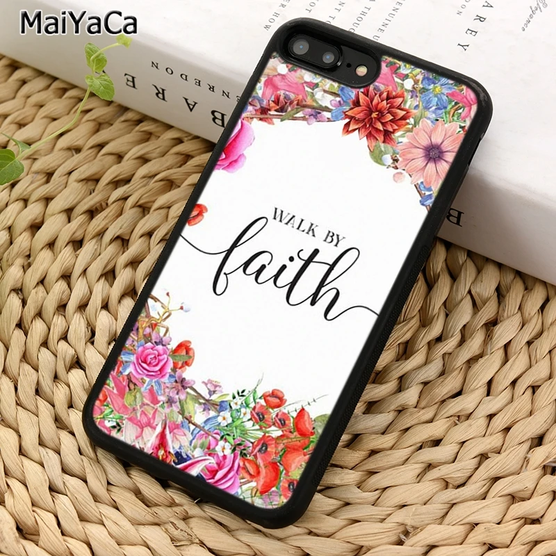 MaiYaCa Библия Иисус христианский Бог цитаты чехол для телефона iPhone X XR XS 11 12 Pro MAX 5 6 7 8