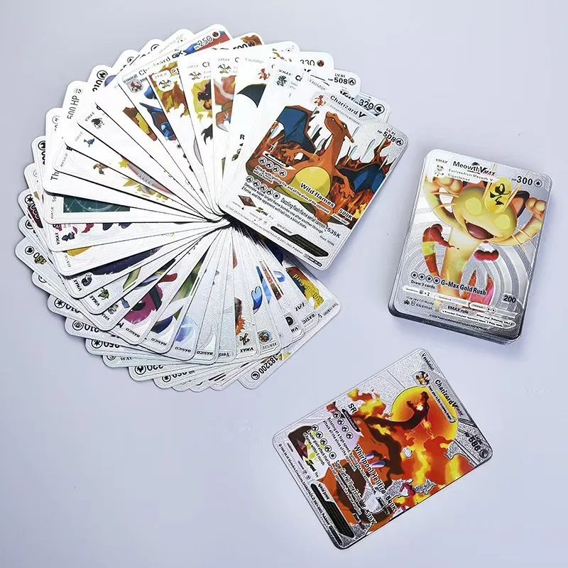 2022New 27/54pcs Pokemon Cards Metal Gold Vmax GX Energy Card Charizard Pikachu Rare Collection Battle Trainer Card Kid Toy Gift
2022New 27/54pcs Pokemon Cards Metal Gold Vmax GX Energy Card Charizard Pikachu Rare Collection Battle Trainer Card Kid Toy Gift