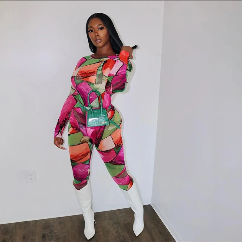 Echoine Sexy Patchwork Color print Jumpsuit Women Match Stretchy Autumn Skinny Zipper Fitness Active Streetwear Work Out Romper
Echoine Sexy Patchwork Color print Jumpsuit Women Match Stretchy Autumn Skinny Zipper Fitness Active Streetwear Work Out Romper