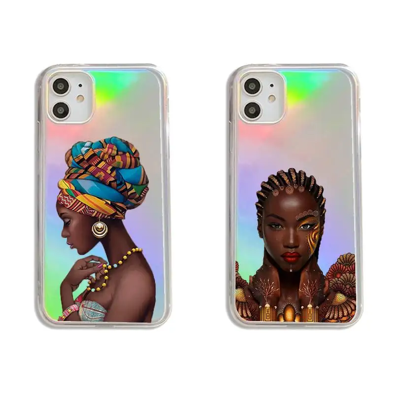 Melanin African black Girl Phone Case Transparent for iPhone 7 8 11 12 se 2020 mini pro X XS XR MAX Plus
Melanin African black Girl Phone Case Transparent for iPhone 7 8 11 12 se 2020 mini pro X XS XR MAX Plus