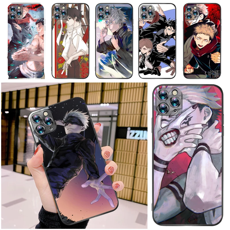 Jujutsu Kaisen Sukuna Fushiguro Megumi Yuji Itadori Satoru Gojo Phone Case For iPhone 12 Pro MAX Mini SE 2020 Funda Soft TPU
Jujutsu Kaisen Sukuna Fushiguro Megumi Yuji Itadori Satoru Gojo Phone Case For iPhone 12 Pro MAX Mini SE 2020 Funda Soft TPU