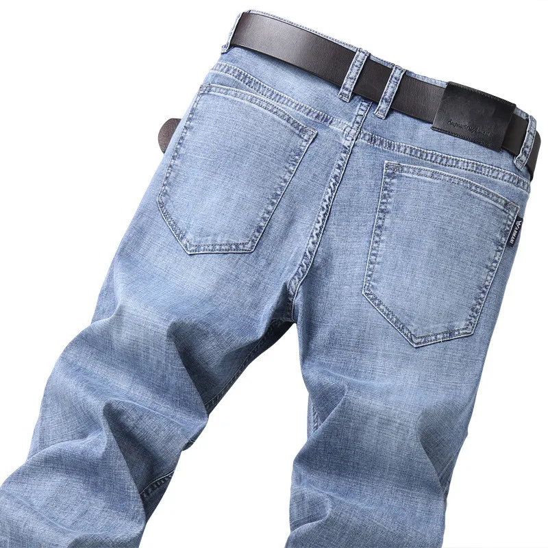 Loose Straight Stretch Business Men's Jeans Slim Stretch Denim Trousers Plus Size Casual Cotton Pants
Loose Straight Stretch Business Men's Jeans Slim Stretch Denim Trousers Plus Size Casual Cotton Pants