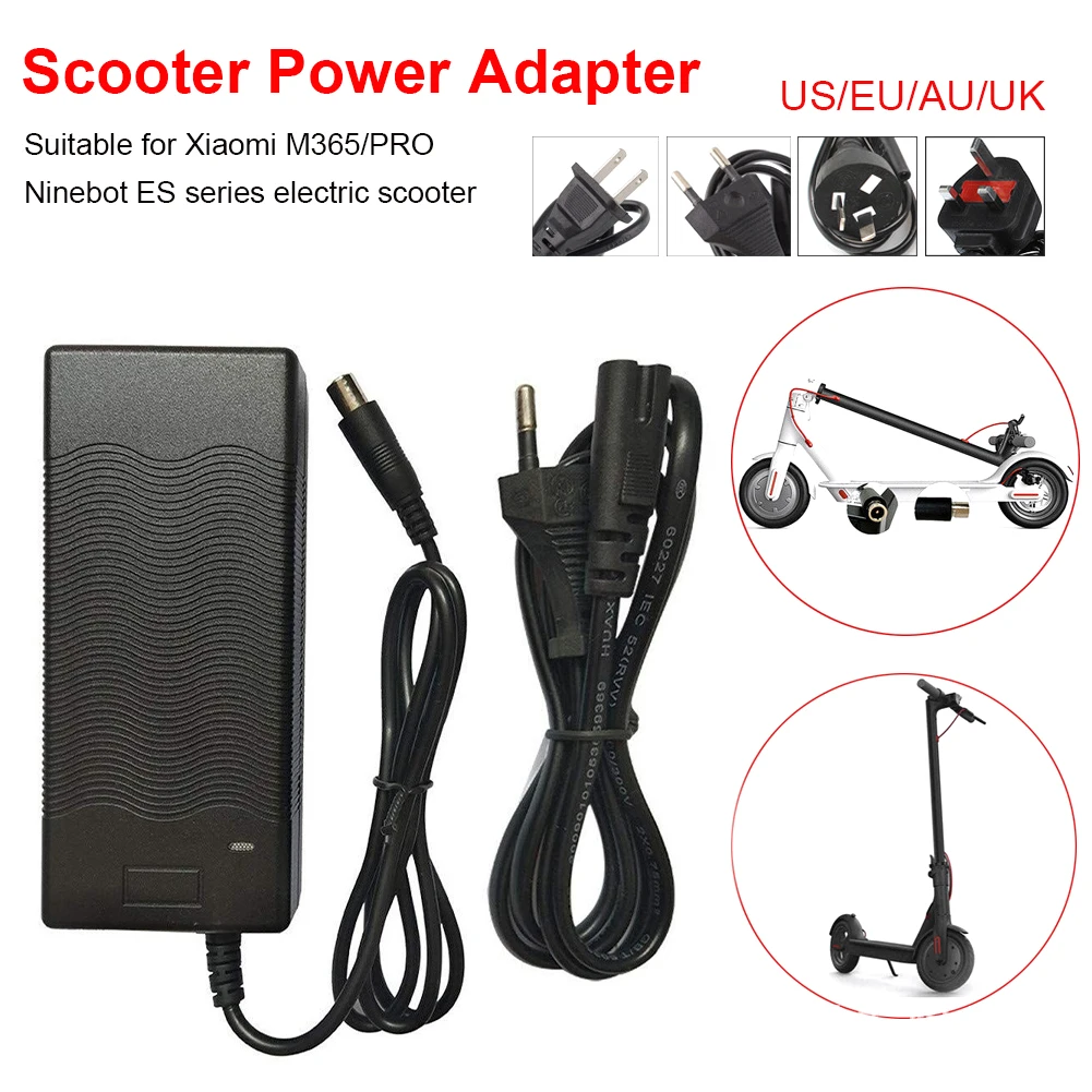 42V 2A Electric Scooter Charger Adapter for Xiaomi Mijia M365/PRO Ninebot Es1 Es2 Electric Scooter Accessories Battery Charger
42V 2A Electric Scooter Charger Adapter for Xiaomi Mijia M365/PRO Ninebot Es1 Es2 Electric Scooter Accessories Battery Charger