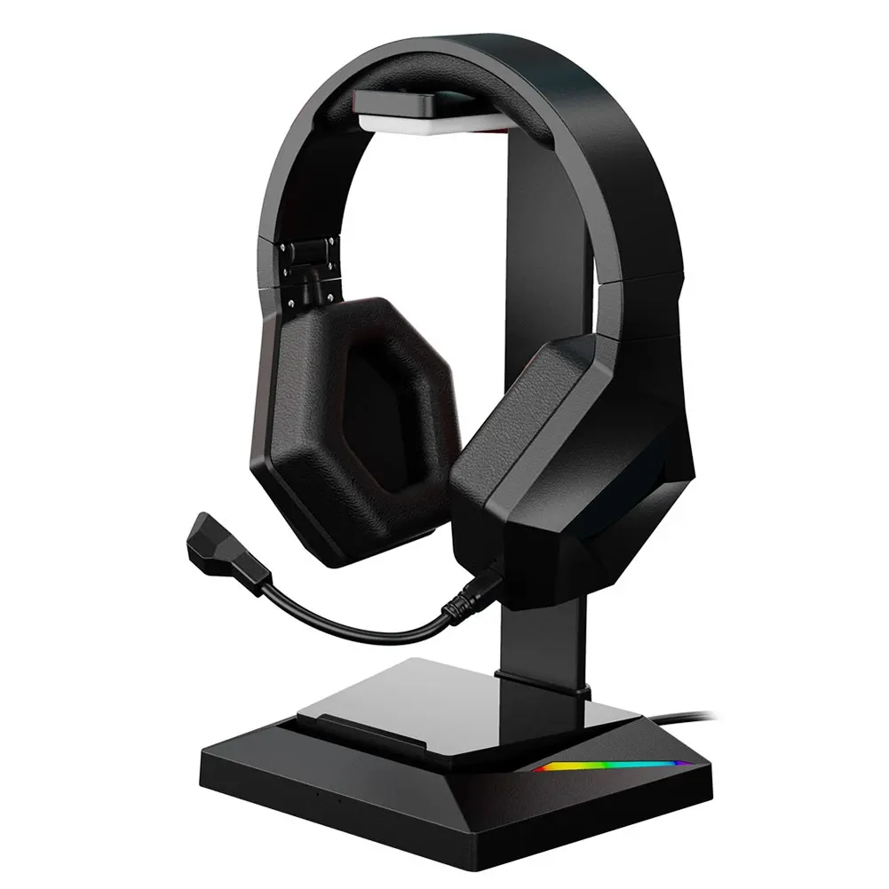 Многофункциональная подставка для игровой гарнитуры USB 2,0 RGB, держатель для наушников для игрового ПК
Многофункциональная подставка для игровой гарнитуры USB 2,0 RGB, держатель для наушников для игрового ПК