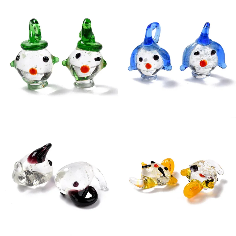10pcs Lovely Cartoon Animal Handmade Lampwork Beads for DIY Cute Earring Bracelet Necklace Jwelry DIY Making Accessories
10pcs Lovely Cartoon Animal Handmade Lampwork Beads for DIY Cute Earring Bracelet Necklace Jwelry DIY Making Accessories
