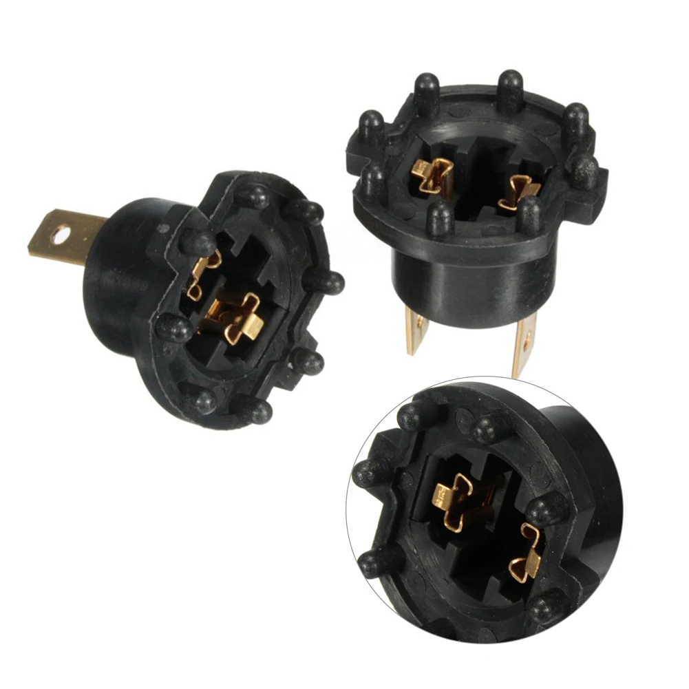 2 Pcs Bulb Holder Accessaries Adapter Car Headlight Socket Lamp Base Practical Vehicle Auto Installation Parts For Dorman | Автомобили и