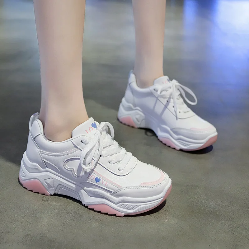Spring New Style Korean-style Athletic Shoes Women's Versatile Dad Shoes Women Flat Running Small White Shoes White Sneakers 
Spring New Style Korean-style Athletic Shoes Women's Versatile Dad Shoes Women Flat Running Small White Shoes White Sneakers