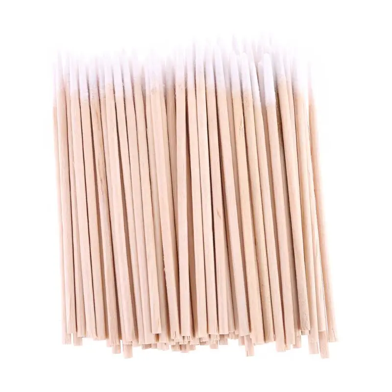 100pcs/pack Disposable Ultra Small Swab Cotton Buds Lint Free Wooden Handle Brushes Eyelash Extension Glue Removing Tool
100pcs/pack Disposable Ultra Small Swab Cotton Buds Lint Free Wooden Handle Brushes Eyelash Extension Glue Removing Tool