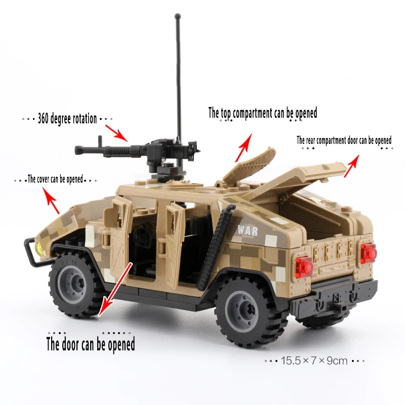 MOC Military Car Building Blocks Models, Assault Vehicles Toys for Army, Educational Friends Children Toys Birthday Gifts
MOC Military Car Building Blocks Models, Assault Vehicles Toys for Army, Educational Friends Children Toys Birthday Gifts