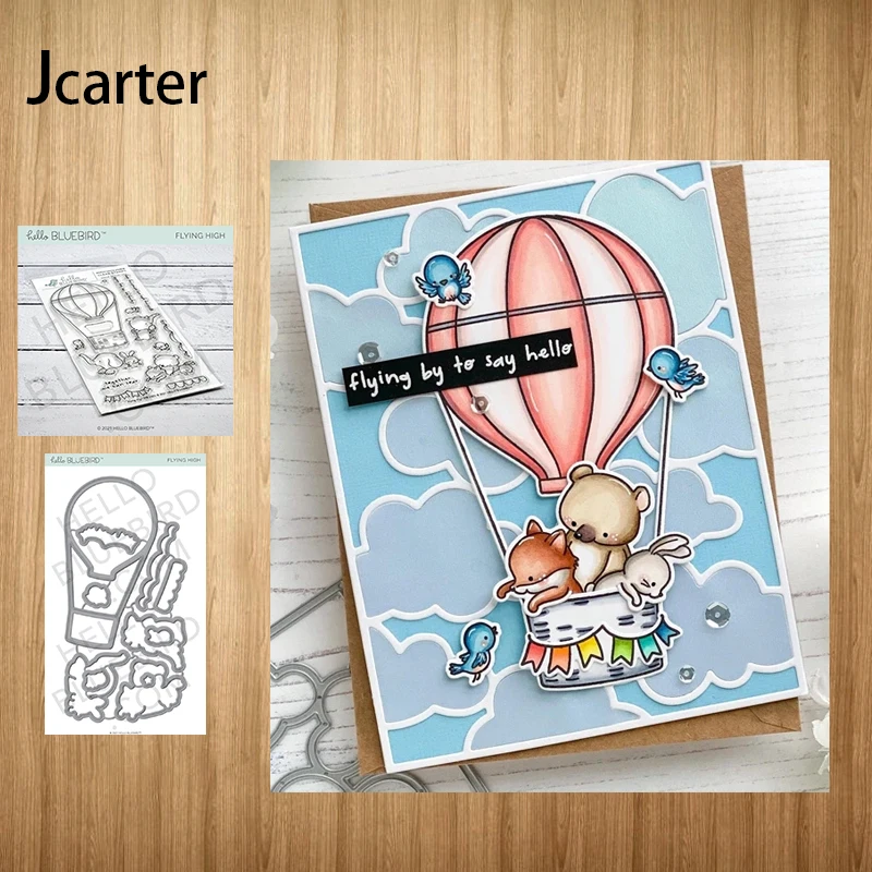 New Design Hot Air Balloon Animal Metal Cutting Dies and Clear Stamps Craft Stencil Scrapbook Album Paper Make Template Decor
New Design Hot Air Balloon Animal Metal Cutting Dies and Clear Stamps Craft Stencil Scrapbook Album Paper Make Template Decor