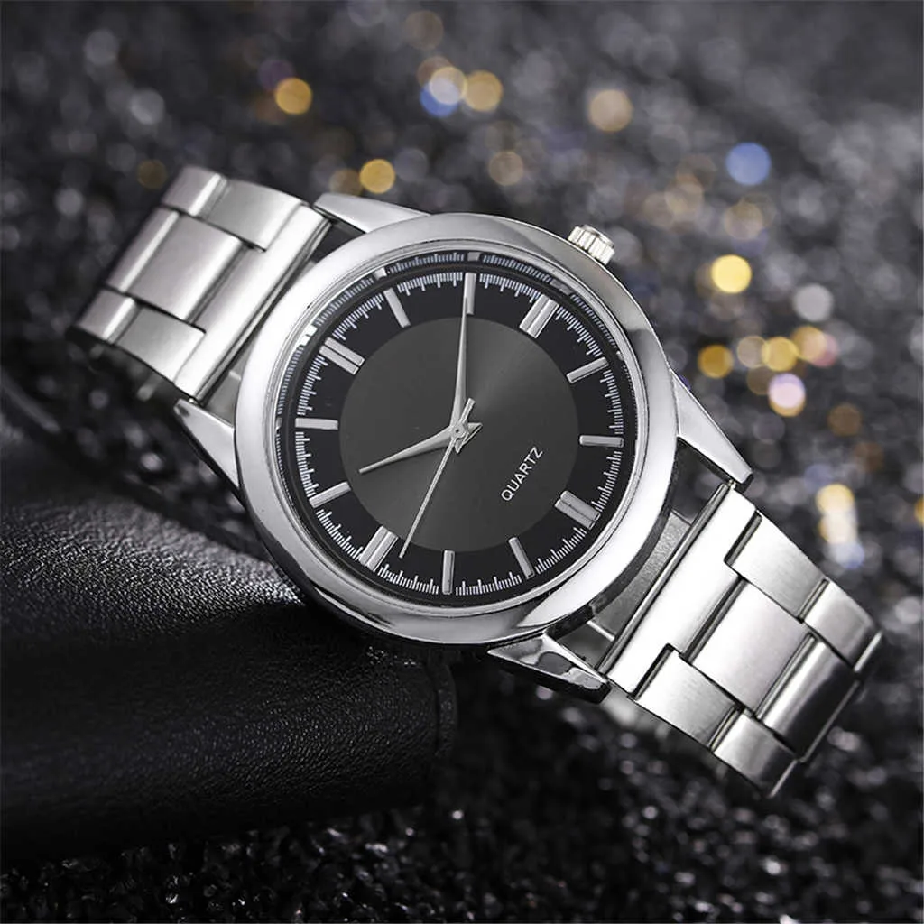 

2021 Minimalist Men's Fashion Ultra Thin Watches Men's Business Casual Stainless Steel Mesh Belt Watch Simple Dial Quartz Watch