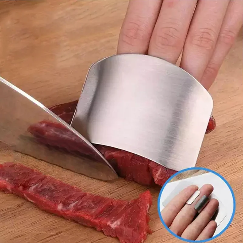 Finger Guards, High-grade Stainless Steel Hand Guards, Vegetable Cutter, Finger Protection, Kitchen Tools Kitchen Accessories
Finger Guards, High-grade Stainless Steel Hand Guards, Vegetable Cutter, Finger Protection, Kitchen Tools Kitchen Accessories