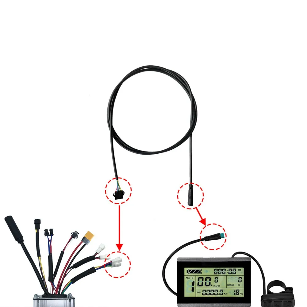 5pin Instrument Conversion Wiring Waterproof Adapter Cable E-Bike Electric Bicycle Part For KT Display 1500mm SM Connector
5pin Instrument Conversion Wiring Waterproof Adapter Cable E-Bike Electric Bicycle Part For KT Display 1500mm SM Connector