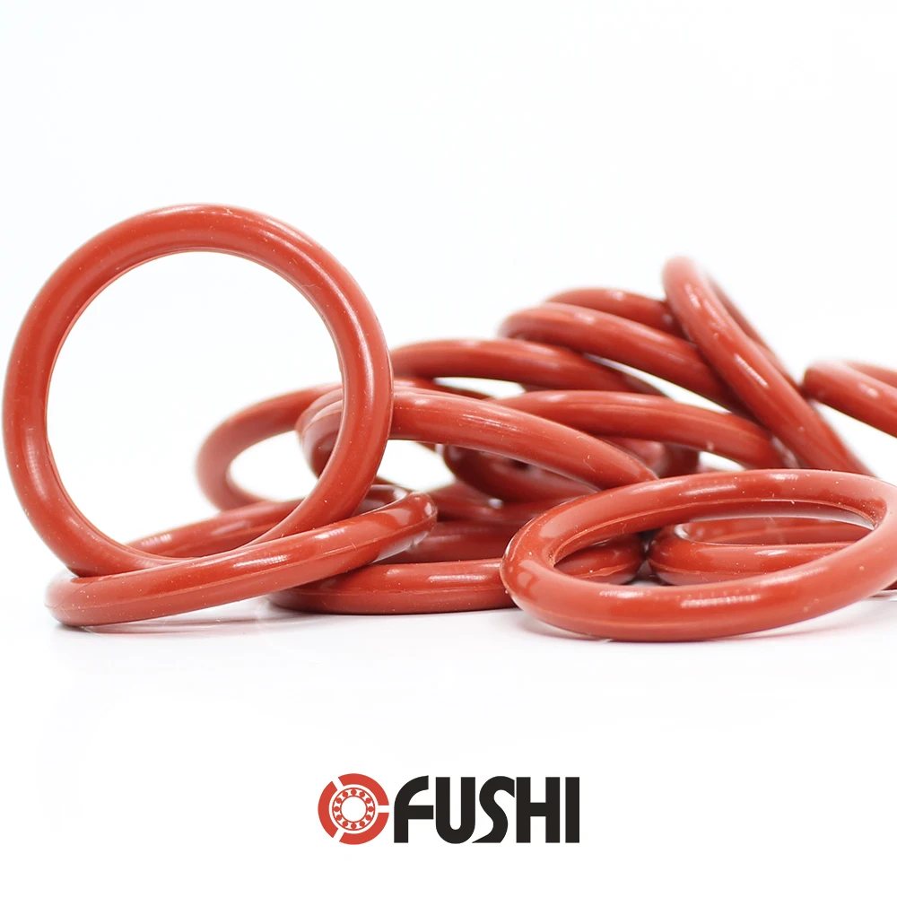 

CS3.1mm Silicone O RING OD 245/250/255/260/265/270/275*3.1 mm 5PCS O-Ring VMQ Gasket seal Thickness 3.1mm ORing White Red Rubber