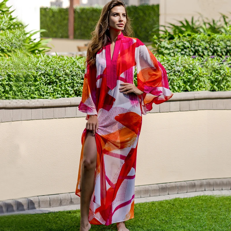 Chiffon Long Beach Cover up Women Dresses Robe de Plage Vestidos Playa Bikini cover up Pareos de Playa Mujer Beachwear
Chiffon Long Beach Cover up Women Dresses Robe de Plage Vestidos Playa Bikini cover up Pareos de Playa Mujer Beachwear
