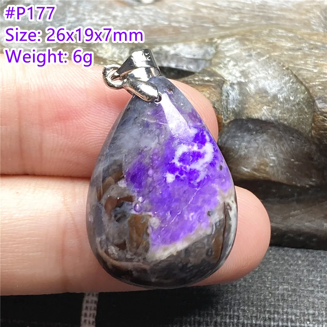Natural Purple Sugilite Pendant Jewelry For Women Men Healing Crystal 26x19x7mm Beads Silver Anticancer South Africa Stone AAAAA
Natural Purple Sugilite Pendant Jewelry For Women Men Healing Crystal 26x19x7mm Beads Silver Anticancer South Africa Stone AAAAA