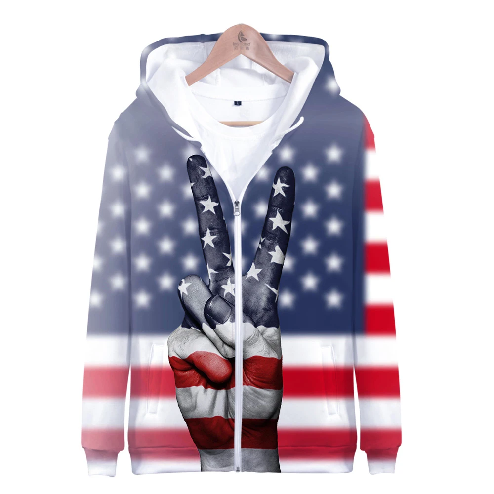 American Independence Day 3D Zip Hoodie Hip Hop Men/women 3D Zipper 2019 Pocket Trend New Autumn Fashion Boy/girl Brand Hoodies 
American Independence Day 3D Zip Hoodie Hip Hop Men/women 3D Zipper 2019 Pocket Trend New Autumn Fashion Boy/girl Brand Hoodies