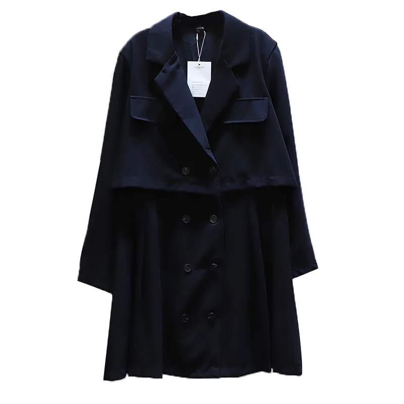 IEQJ 2021 Spring Autumn New Solid Patchwork Loose Large Size Wild With Pockets Full Sleeve Lapel Collar Women's Dress TX448
IEQJ 2021 Spring Autumn New Solid Patchwork Loose Large Size Wild With Pockets Full Sleeve Lapel Collar Women's Dress TX448