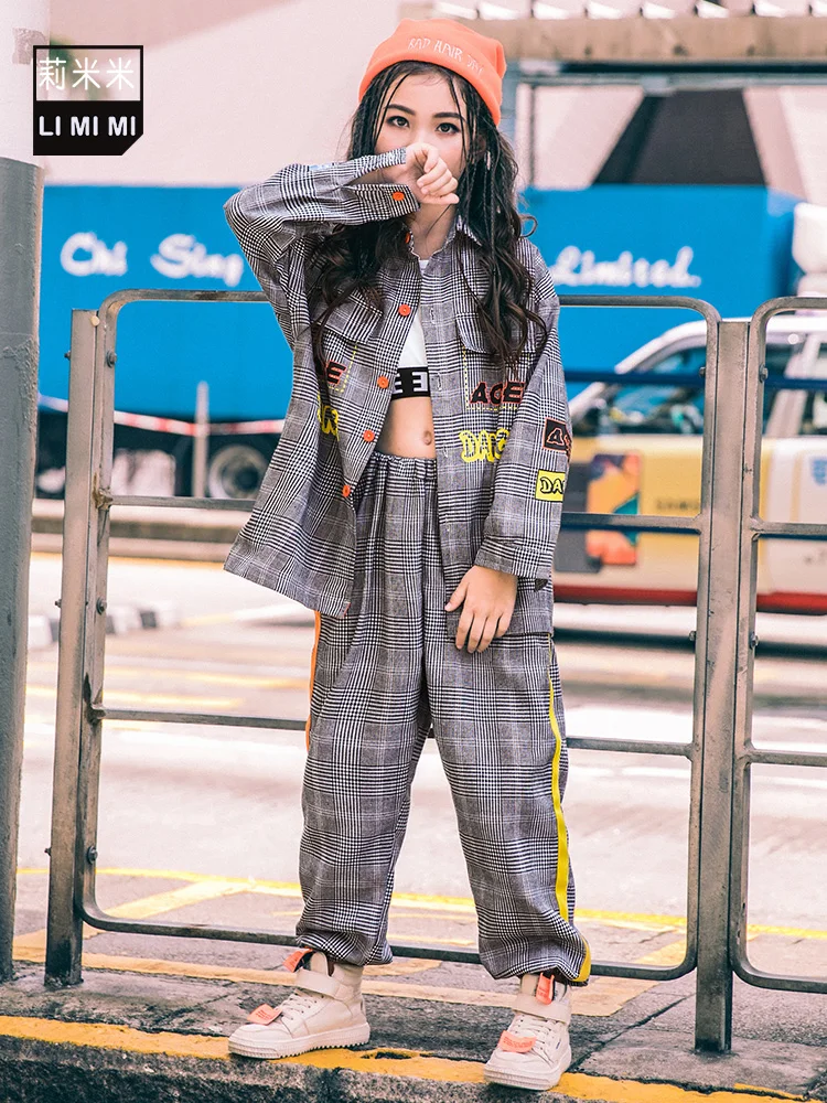 Fashion Girl Jazz Dance Costume 2020 Autumn Winter Girls Hip Hop Style Street Dance Suit Girl Stage Performance Costume
Fashion Girl Jazz Dance Costume 2020 Autumn Winter Girls Hip Hop Style Street Dance Suit Girl Stage Performance Costume