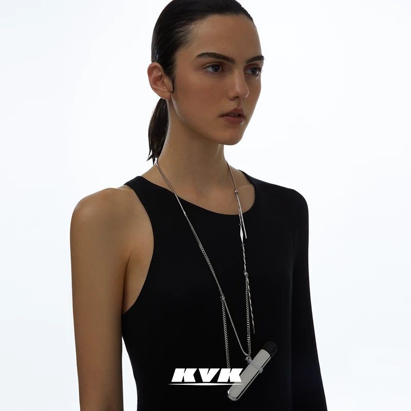 618 pre-sale KVK women's Necklace New Light luxury niche design sense tassel hanging neck clavicle chain accessories
618 pre-sale KVK women's Necklace New Light luxury niche design sense tassel hanging neck clavicle chain accessories