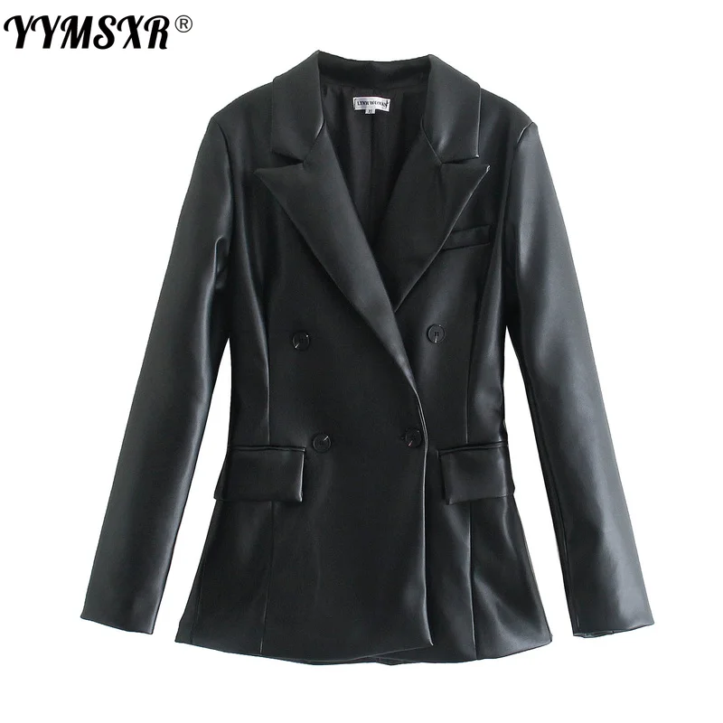 Black Jacket Women High Quality Autumn and Winter Fashion All-match Office Coat Double-breasted Long-sleeved Female Blazer
Black Jacket Women High Quality Autumn and Winter Fashion All-match Office Coat Double-breasted Long-sleeved Female Blazer