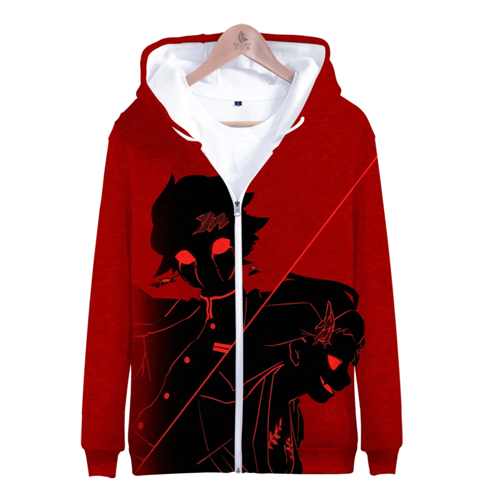 New Demon Slayer Zipper Hoodies Men/Women Harajuku Casual Kimetsu No Yaiba Zipper jacket Cartoon Nezuko Hoodies Coats
New Demon Slayer Zipper Hoodies Men/Women Harajuku Casual Kimetsu No Yaiba Zipper jacket Cartoon Nezuko Hoodies Coats