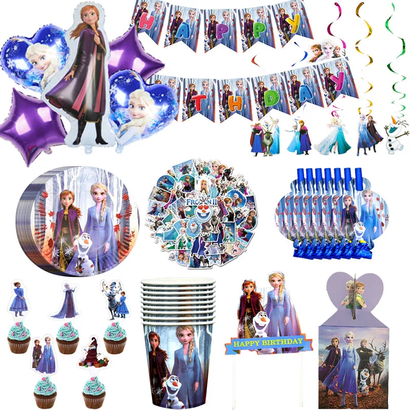 Disney Frozen Birthday Supplies Kids Gift Girls Favor Balloon Party Decoration Cup Plate Sling Baby Shower Disposable Tableware
Disney Frozen Birthday Supplies Kids Gift Girls Favor Balloon Party Decoration Cup Plate Sling Baby Shower Disposable Tableware