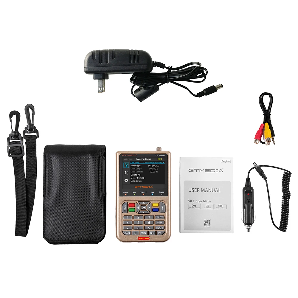 GTmedia V8 Finder цифровой спутниковый сигнал 3 5 "ЖК экран DVB S2/S2X Meter инструмент для