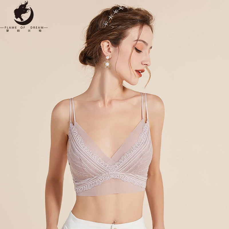 Flame of dream New Mulberry Silk Bra Rimless Triangle Cup Real Silk Bra 21-949
Flame of dream New Mulberry Silk Bra Rimless Triangle Cup Real Silk Bra 21-949