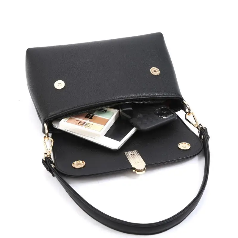 Classic Designer PU Leather Small Totes for Women Simple Flap Shopping Shoulder Bag Ladies Fashion Wild Style Messenger Bag Sac
Classic Designer PU Leather Small Totes for Women Simple Flap Shopping Shoulder Bag Ladies Fashion Wild Style Messenger Bag Sac