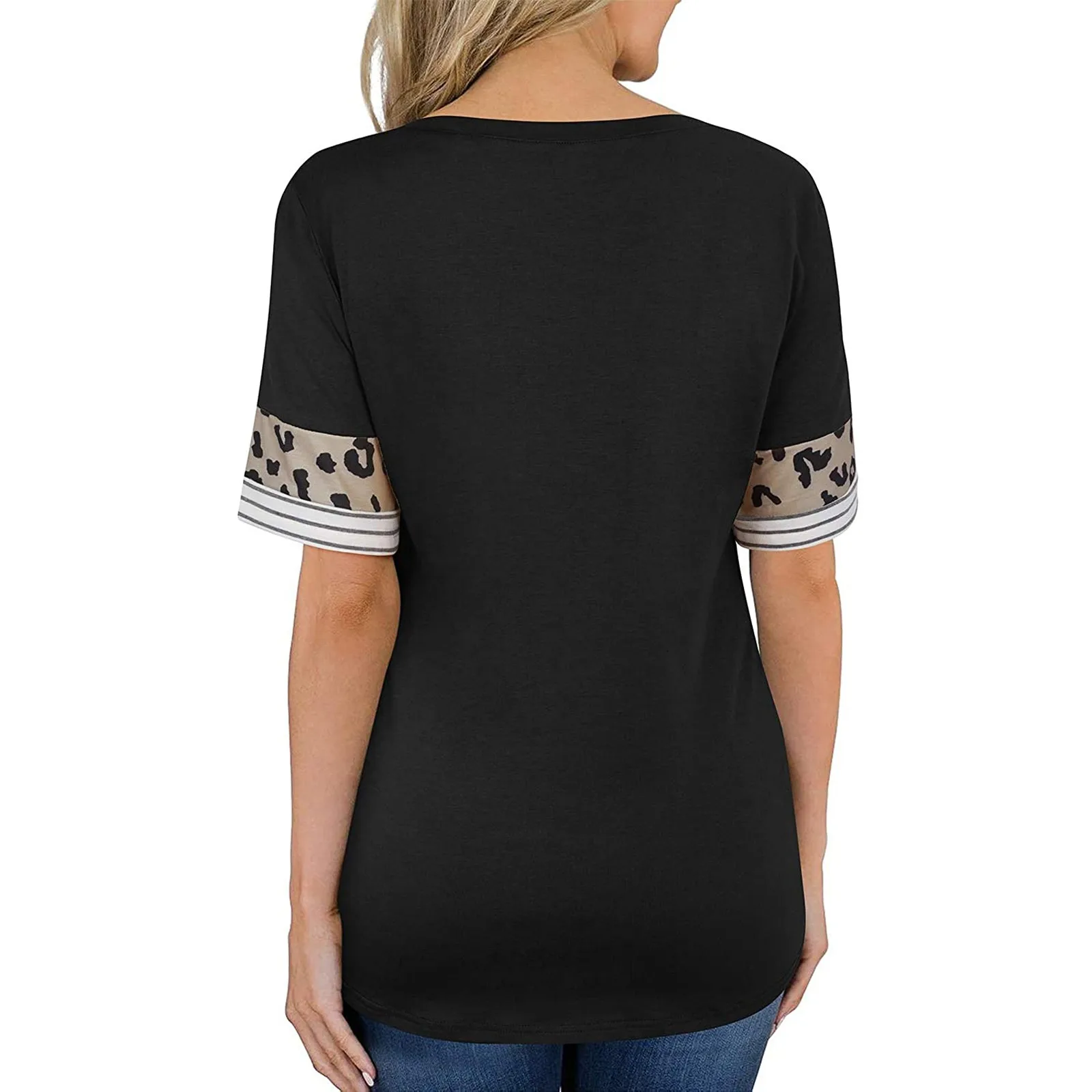 Blouses Women's Fashion Casual O-neck Print Flowy Loose Short-sleeved T-shirt Tops Ropa De Verano Mujer Vtements Femme 2021
Blouses Women's Fashion Casual O-neck Print Flowy Loose Short-sleeved T-shirt Tops Ropa De Verano Mujer Vtements Femme 2021