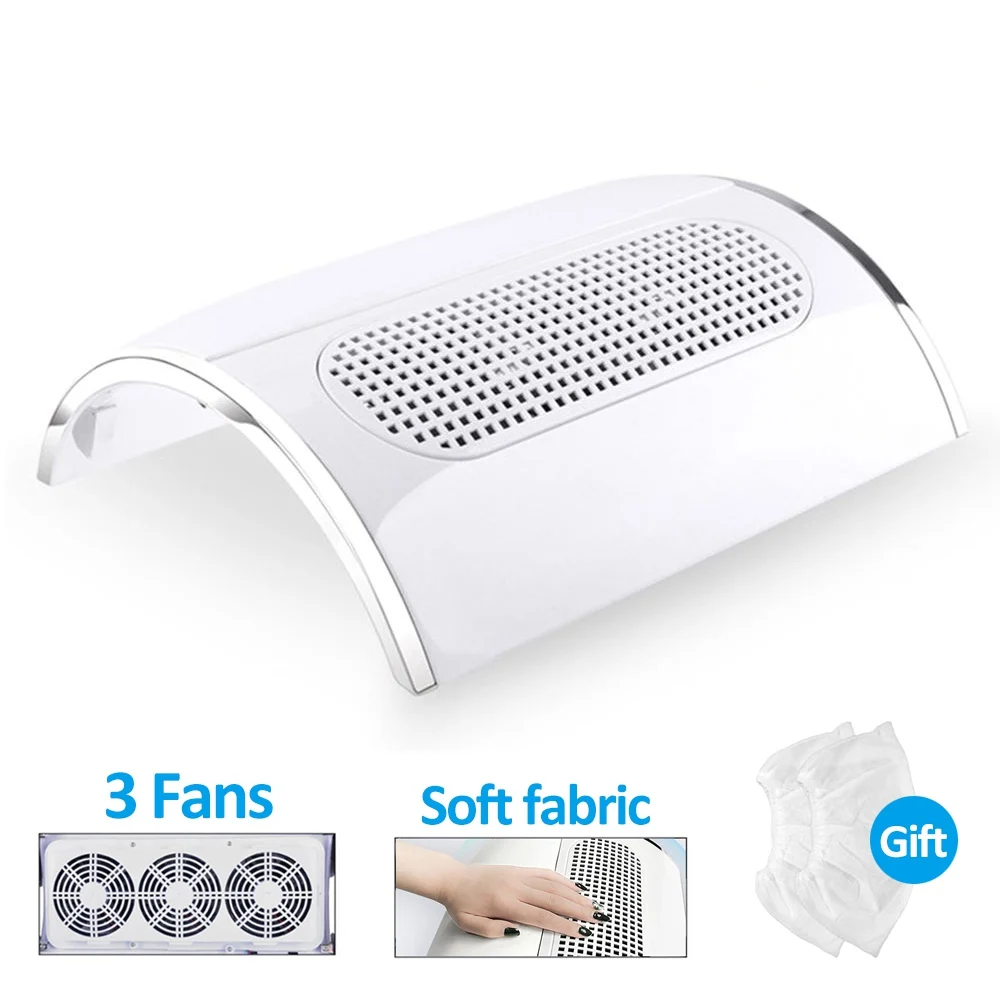 80W Nail Vacuum Cleaner Fan Manicure Tools Dust Suction Collector Strong Powerful Low Noisy Nail Art Salon Equipment With 2 Bags 
80W Nail Vacuum Cleaner Fan Manicure Tools Dust Suction Collector Strong Powerful Low Noisy Nail Art Salon Equipment With 2 Bags
