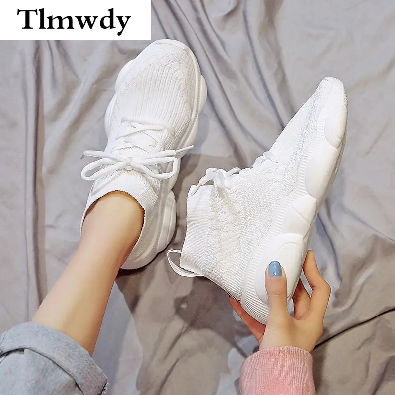 Spring 2021 new women's socks shoes mesh breathable comfortable lace-up sneakers platform casual vulcanized shoes for woman
Spring 2021 new women's socks shoes mesh breathable comfortable lace-up sneakers platform casual vulcanized shoes for woman