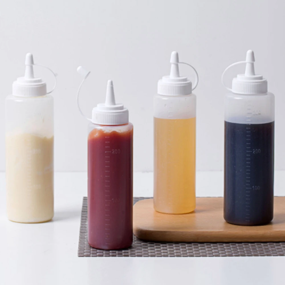2pcs Condiment Squeeze Bottles For Ketchup Mustard Mayo Hot Sauces Oil Bottles Kitchen Gadget
2pcs Condiment Squeeze Bottles For Ketchup Mustard Mayo Hot Sauces Oil Bottles Kitchen Gadget